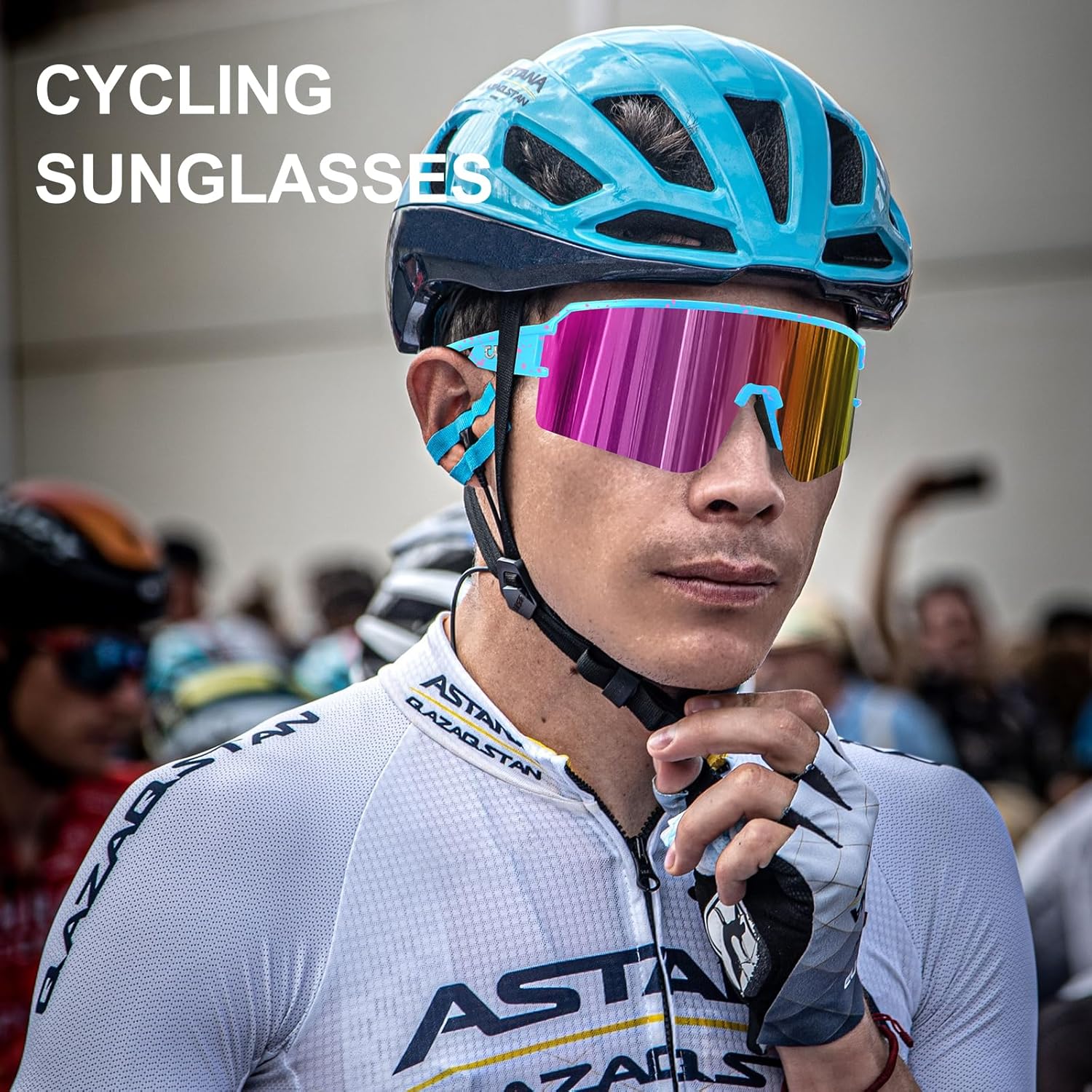 SPOSUNE Polarized Cycling Glasses for Men Women, UV400 Protection Sports Sunglasses for Baseball Running Fishing Riding - Image 6