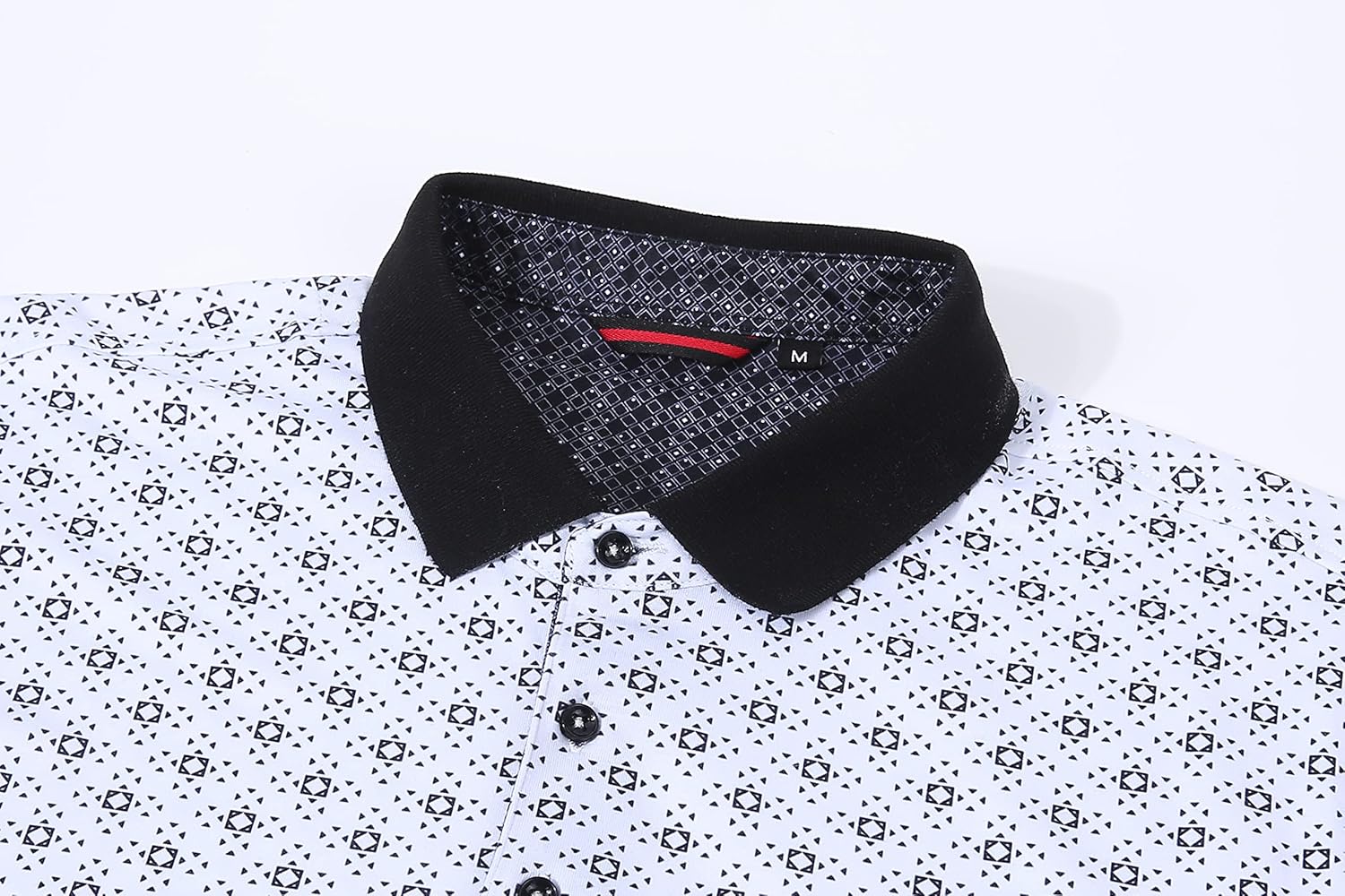 Alex Vando Mens Polo Shirts Short Sleeve Regular Fit Fashion Designed Shirt - Image 4