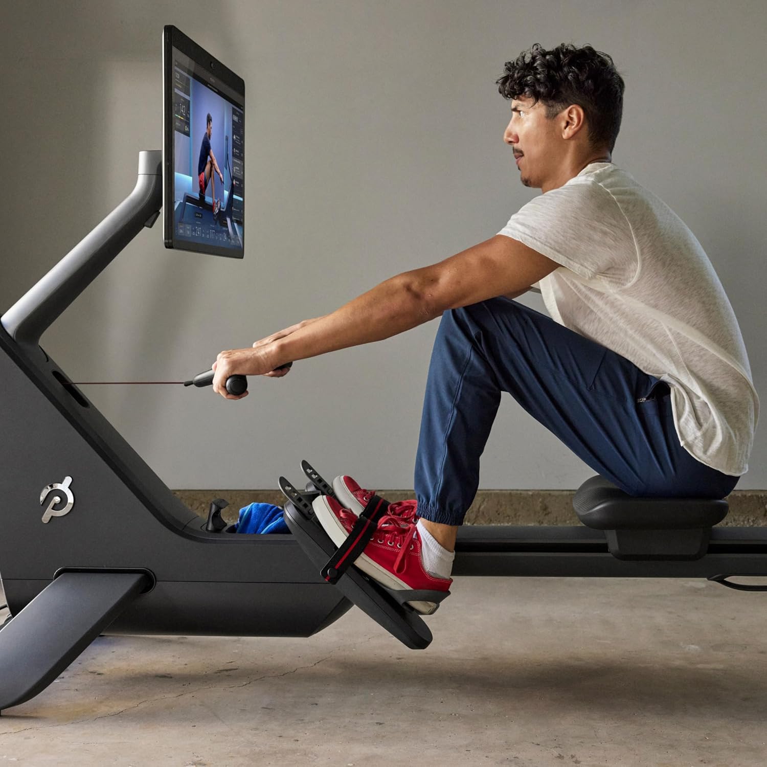 Peloton Row | Rowing Machine with 24” HD, Swiveling Touchscreen - Image 3