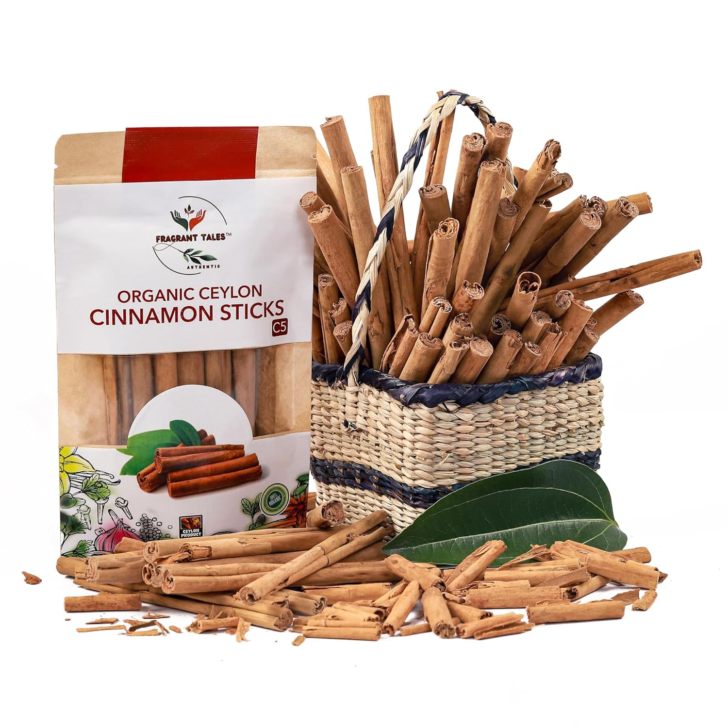 Premium Organic Ceylon Cinnamon Sticks - 2 oz (56g), True Ceylon, USDA Certified, Non-GMO, Gluten-Free, Pure Sri Lankan Cinnamon for Cooking & Baking - Image 9
