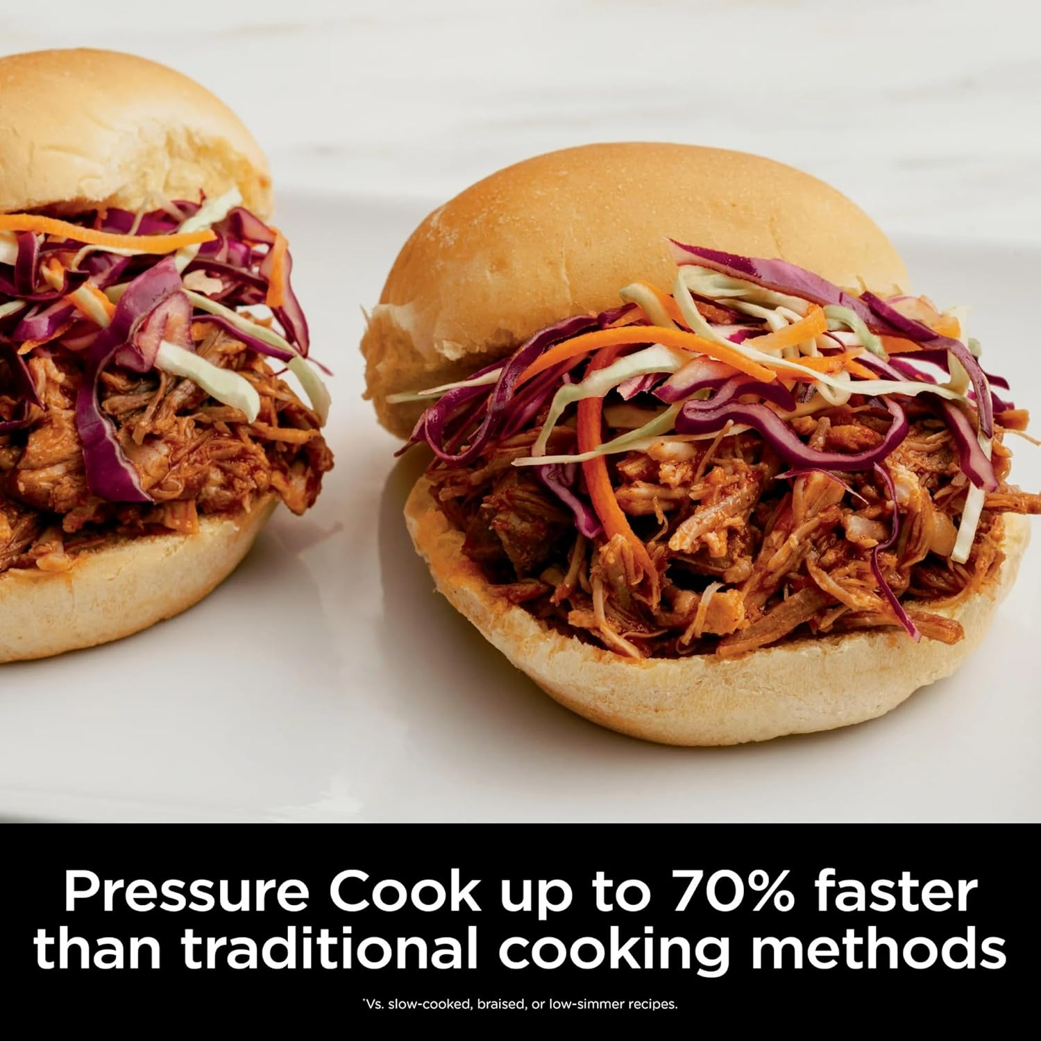 Ninja Foodi 10-in-1 Pro Pressure Cooker & Air Fryer, 6.5-Qt Multicooker with TenderCrisp Technology, Stainless Steel OS300, Nonstick, PTFE/PFOA-Free, Dishwasher Safe, Family Meals, Roast, Dehydrate - Image 7