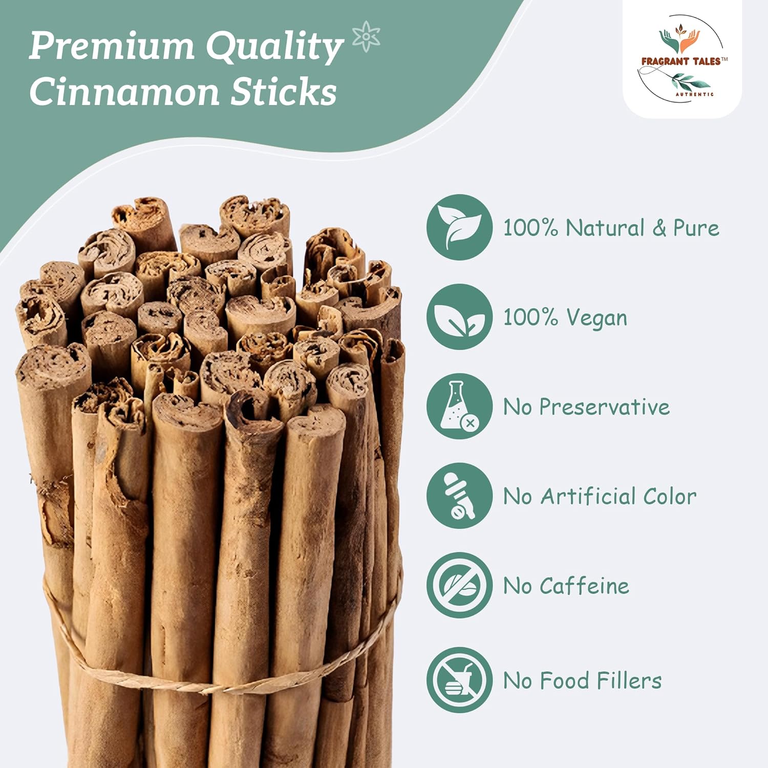 Premium Organic Ceylon Cinnamon Sticks - 2 oz (56g), True Ceylon, USDA Certified, Non-GMO, Gluten-Free, Pure Sri Lankan Cinnamon for Cooking & Baking - Image 4