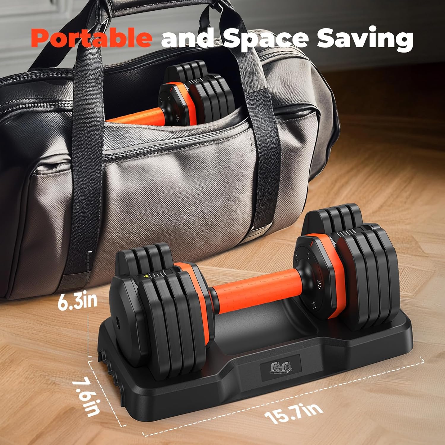 Adjustable Dumbbells Set, Adjustable Weights15/25/35/45/55lbs,Adjustable Dumbbell Pair 110LBS Exercise Fitness Fast Adjust Hex Weight for Full Body Workout Fitness Adjustable dumbbell set 2 - Image 8