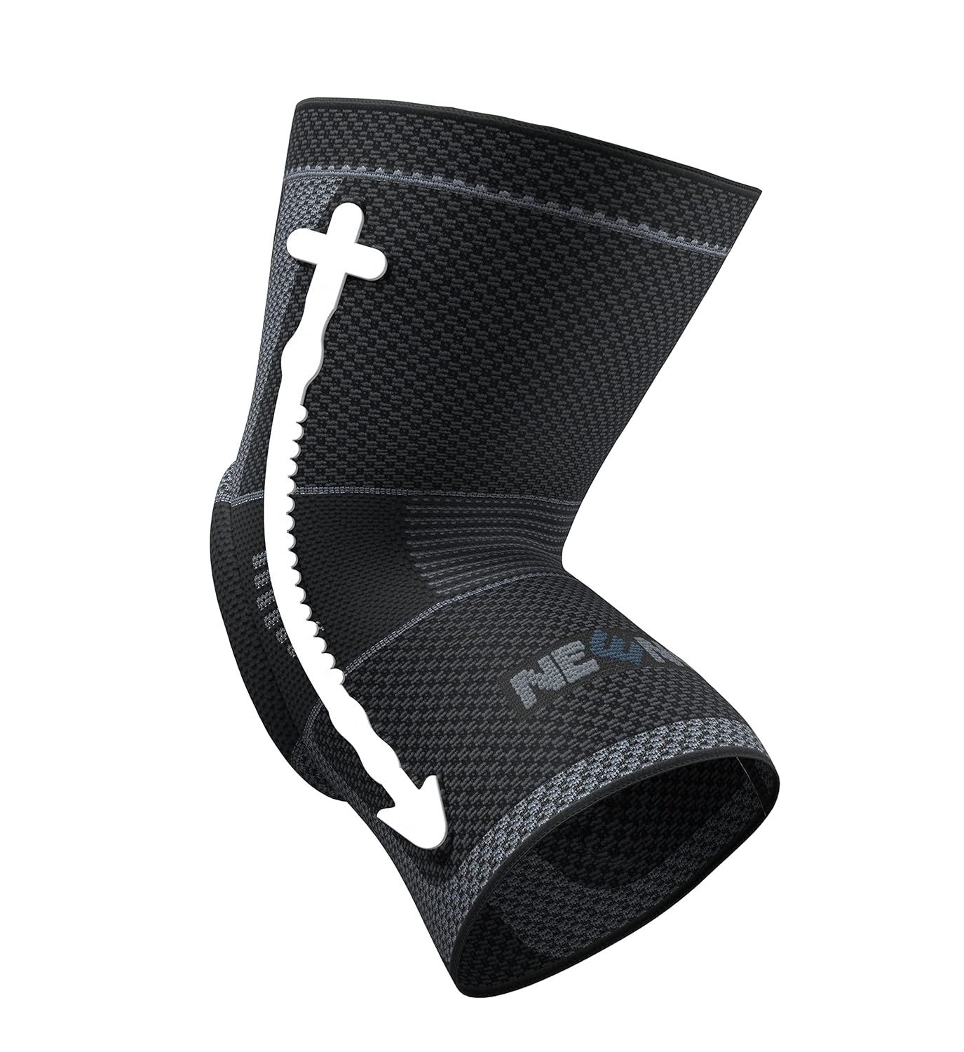 NEENCA Professional Knee Brace for Pain Relief, Medical Knee Compression Sleeve, Knee Support with Horizontal Knit Tech for Meniscus Tear, ACL, Arthritis, Joint Pain, Runner, Workout- FSA/HSA APPROVED - Image 8