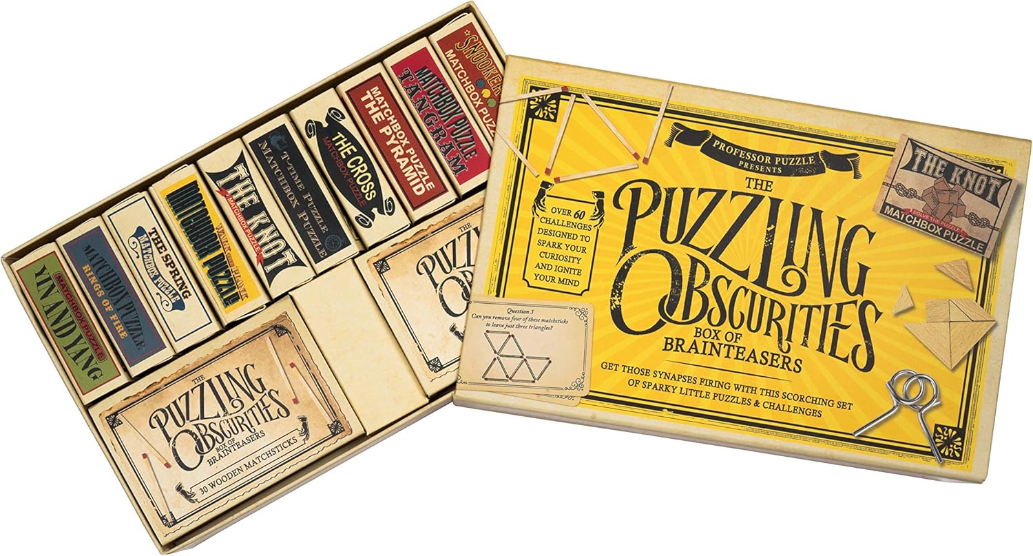The Obscurities Box of Brain Teasers | 10 Matchbox Puzzles & 50 Challenges - Image 9