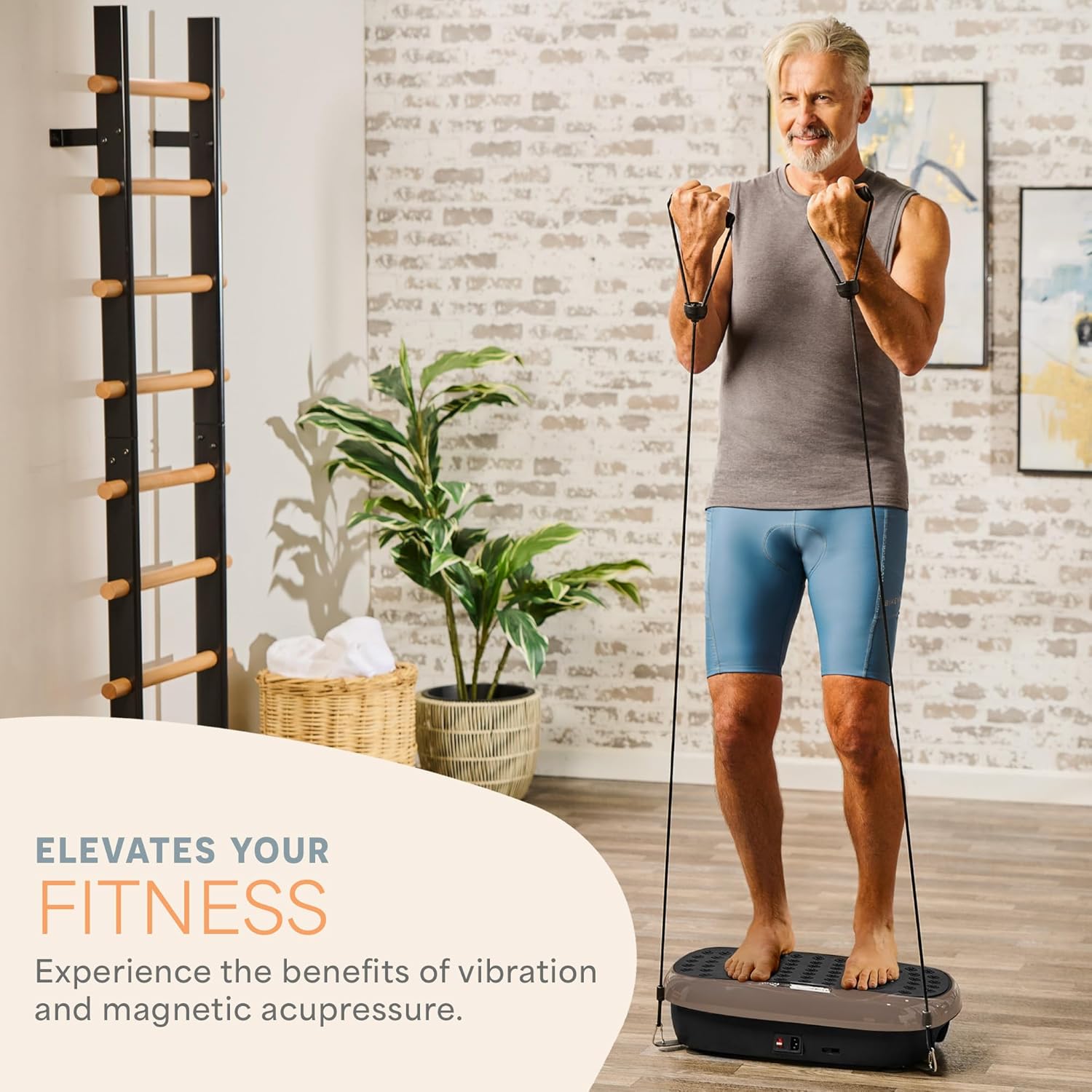 Lifepro Vibration Plate Exercise Machine with Magnetic Acupoints - Full Body Vibration Platform for Beginners and Recovery - Ideal Lymphatic Drainage Massager for Muscle Toning and Overall Fitness - Image 4