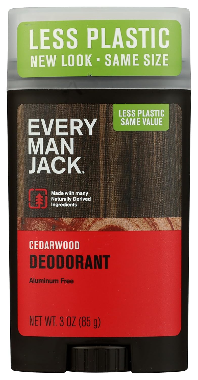 Every Man Jack Deodorant Stick Aluminum Free, Cedarwood, 3 Oz - Image 2