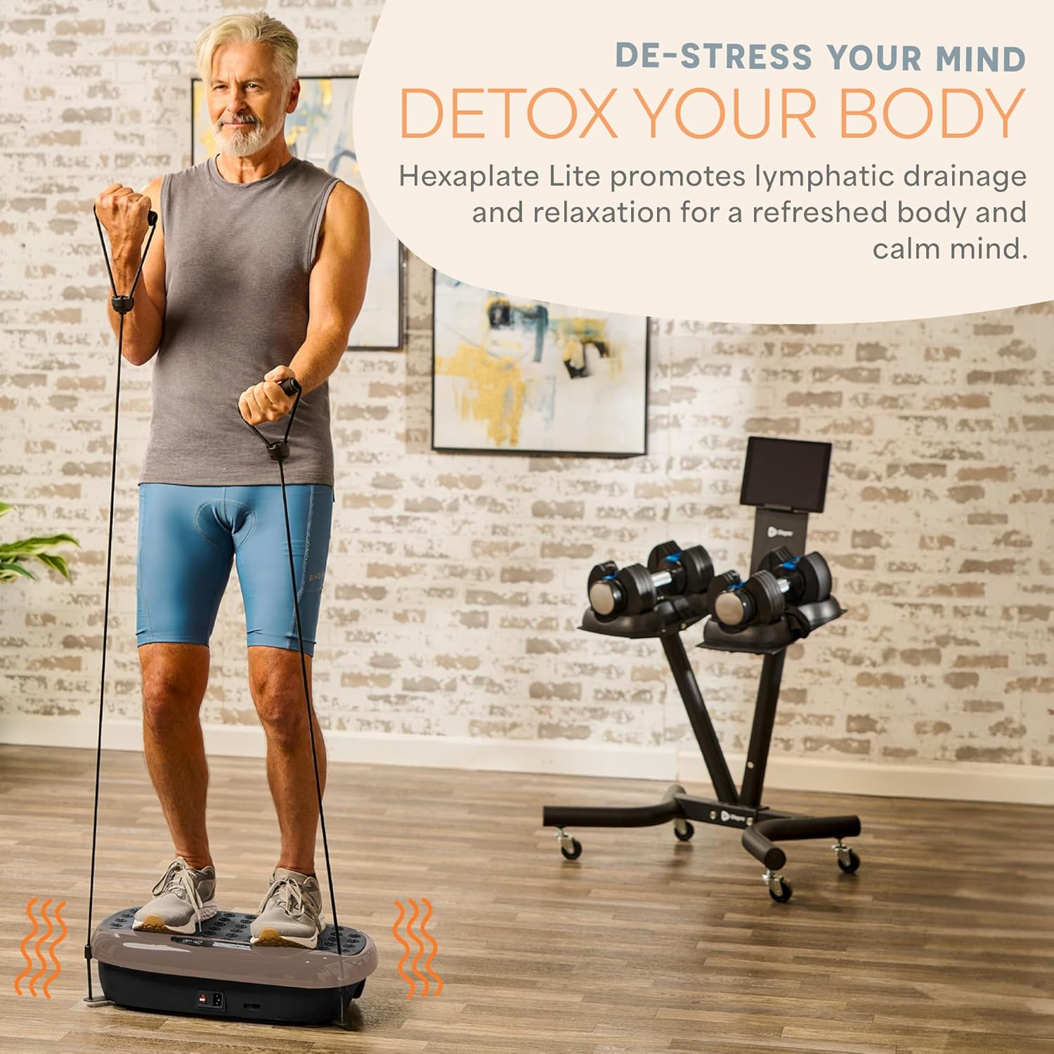 Lifepro Vibration Plate Exercise Machine with Magnetic Acupoints - Full Body Vibration Platform for Beginners and Recovery - Ideal Lymphatic Drainage Massager for Muscle Toning and Overall Fitness - Image 7