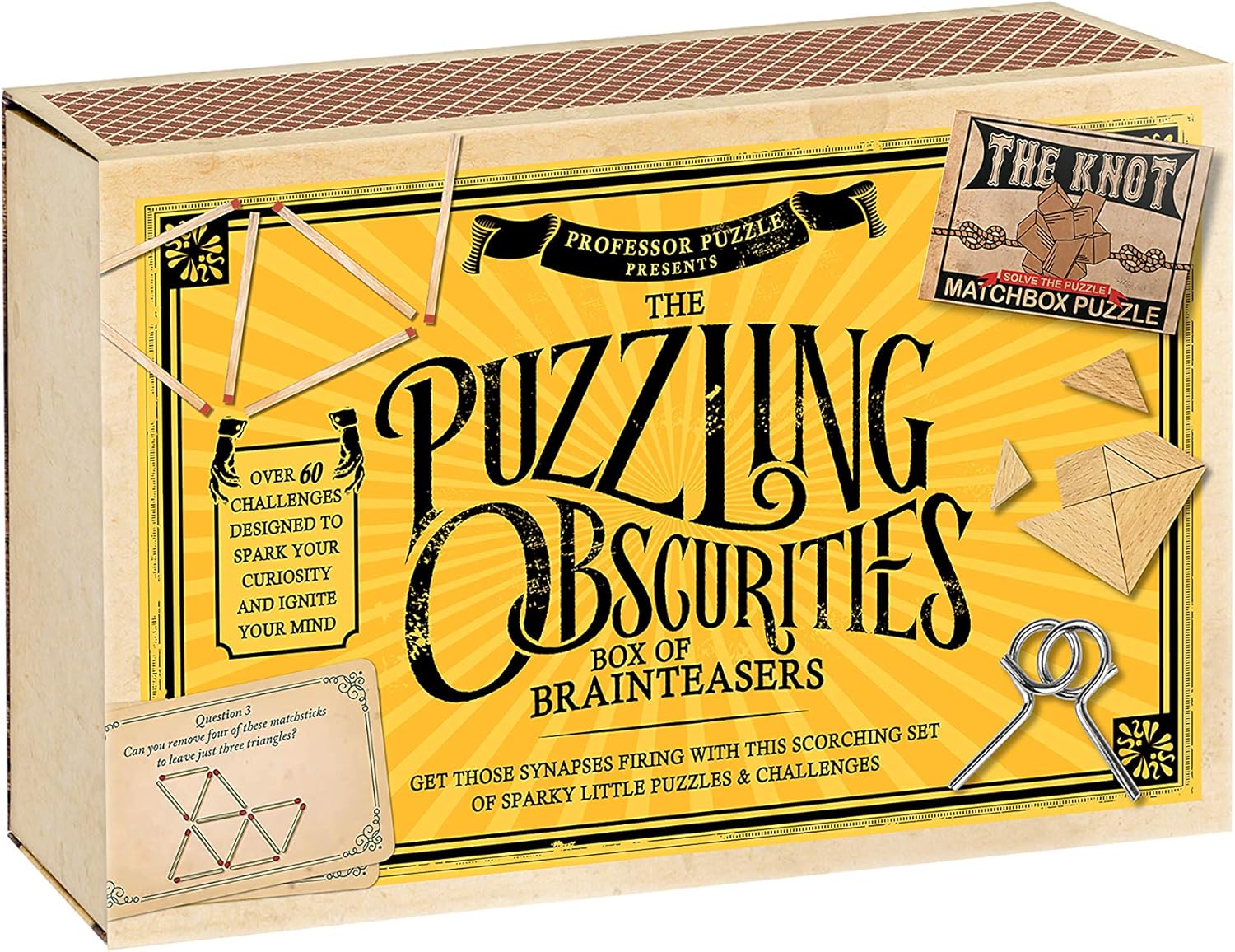 The Obscurities Box of Brain Teasers | 10 Matchbox Puzzles & 50 Challenges - Image 4