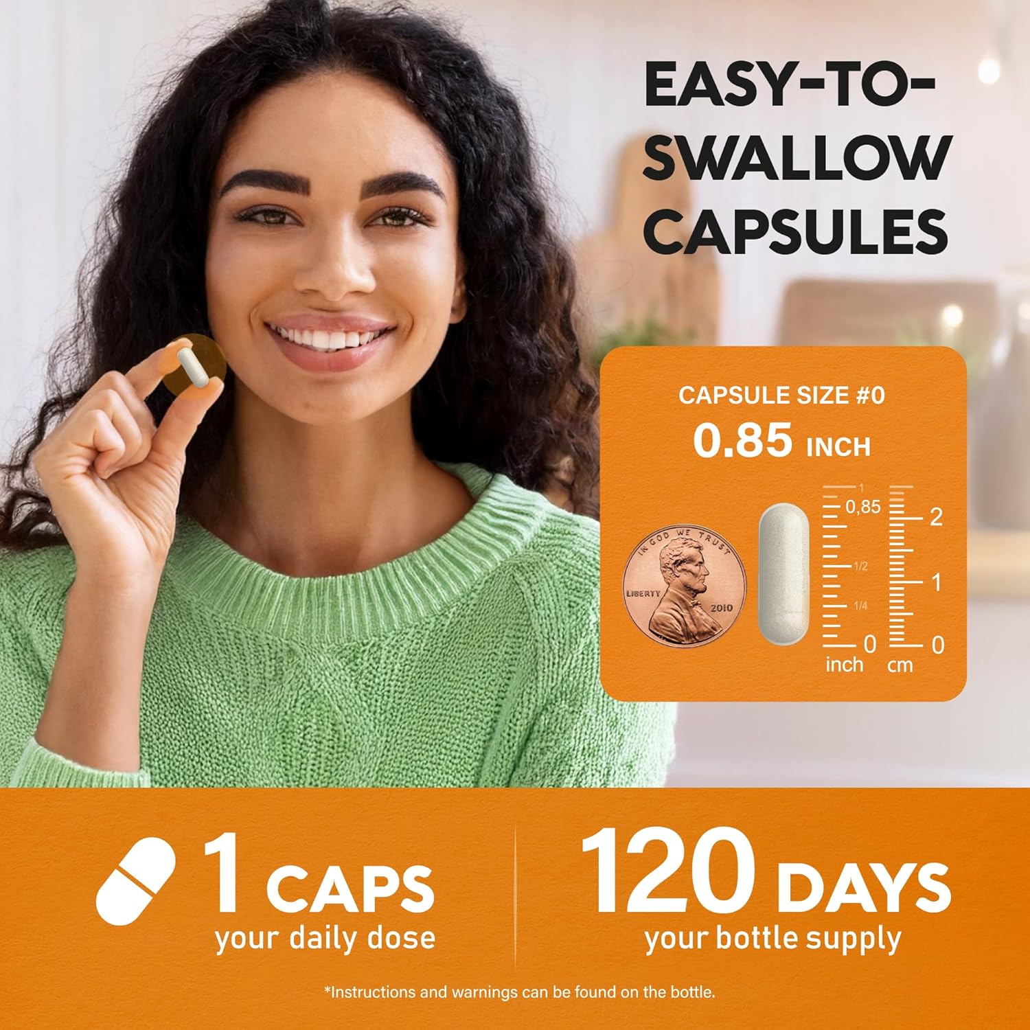 Vitamin D3 K2 - Vitamin D3 10000 iu & K2 as MK-7 120 mcg - Immune & Mood Support, for Bone & Teeth Health - with Magnesium, Zinc & Vitamin C & B12 - Highly Bioavailable - Made in USA, 120 Capsules - Image 7