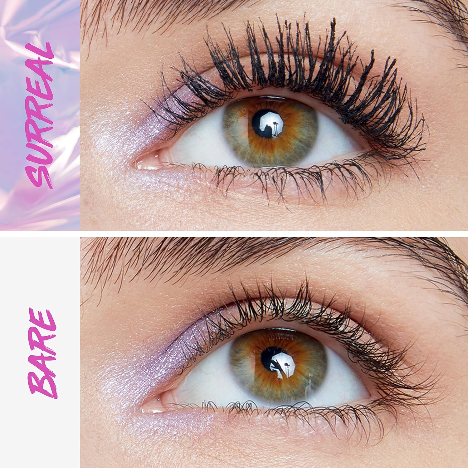 Maybelline The Falsies Surreal Extensions Washable Mascara, Volumizing, Lengthening Mascara Make Up, Blackest Black, 1 Count - Image 4