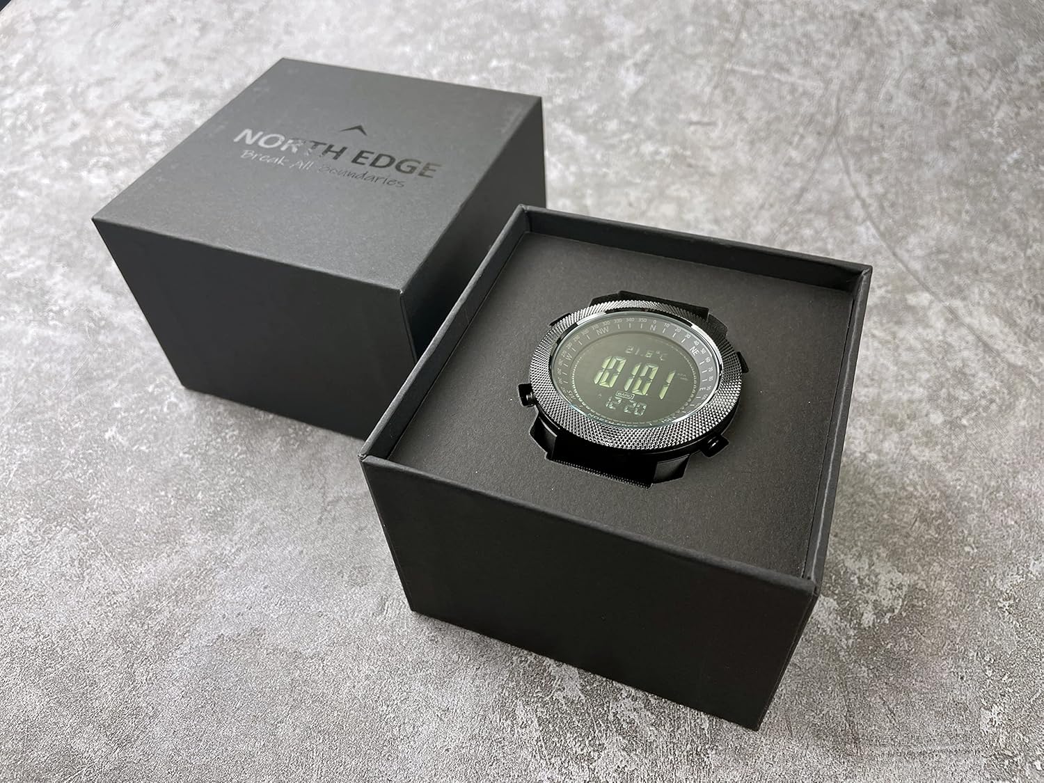 North Edge Apache Tactical Sports Watches for Men , Outdoor Survival Military Compass Rock Solid Digital Watches with Durable Band, Steps Tracker Pedometer Calories (Green)… - Image 8