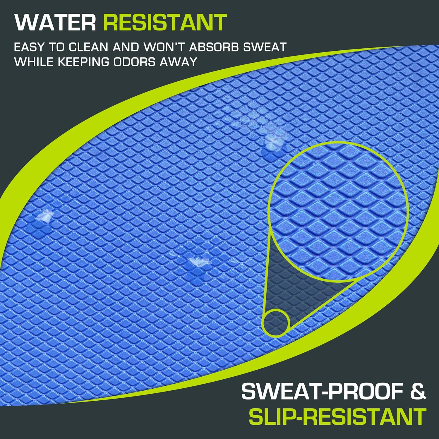 ProsourceFit Exercise Balance Pad – Non-Slip Cushioned Foam Mat & Knee Pad for Fitness and Stability Training, Yoga, Physical Therapy 15.5”x12.75” - Image 6