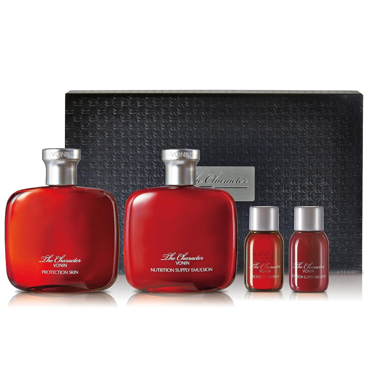 Spring Event The Character Set (11.5fl oz) - Daily Skincare Kit for Men's Skin Protection & Rejuvenation by LG Beauty. Toner, Emulsion with Woody Musk Scent. - Image 2