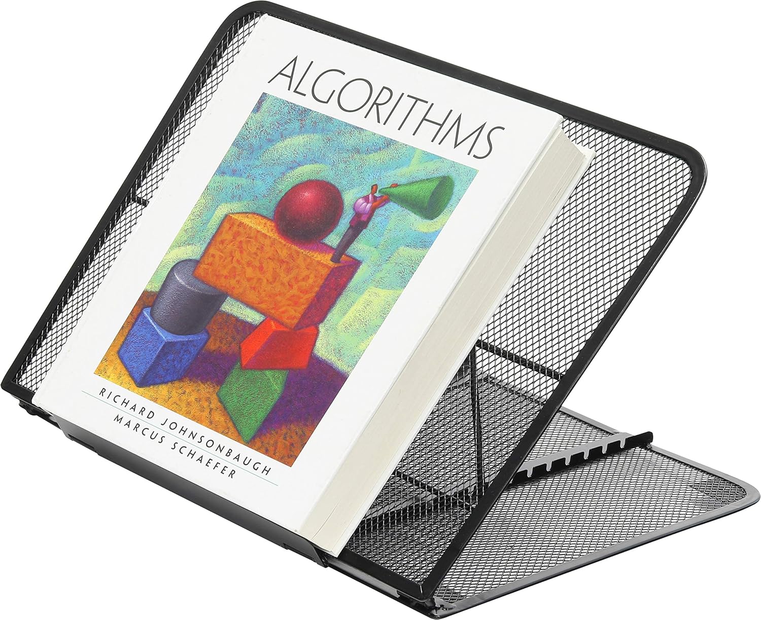 Simple Houseware Mesh Laptop Stand with 11-Levels Adjustable Ventilated Computer Holder, Black - Image 3