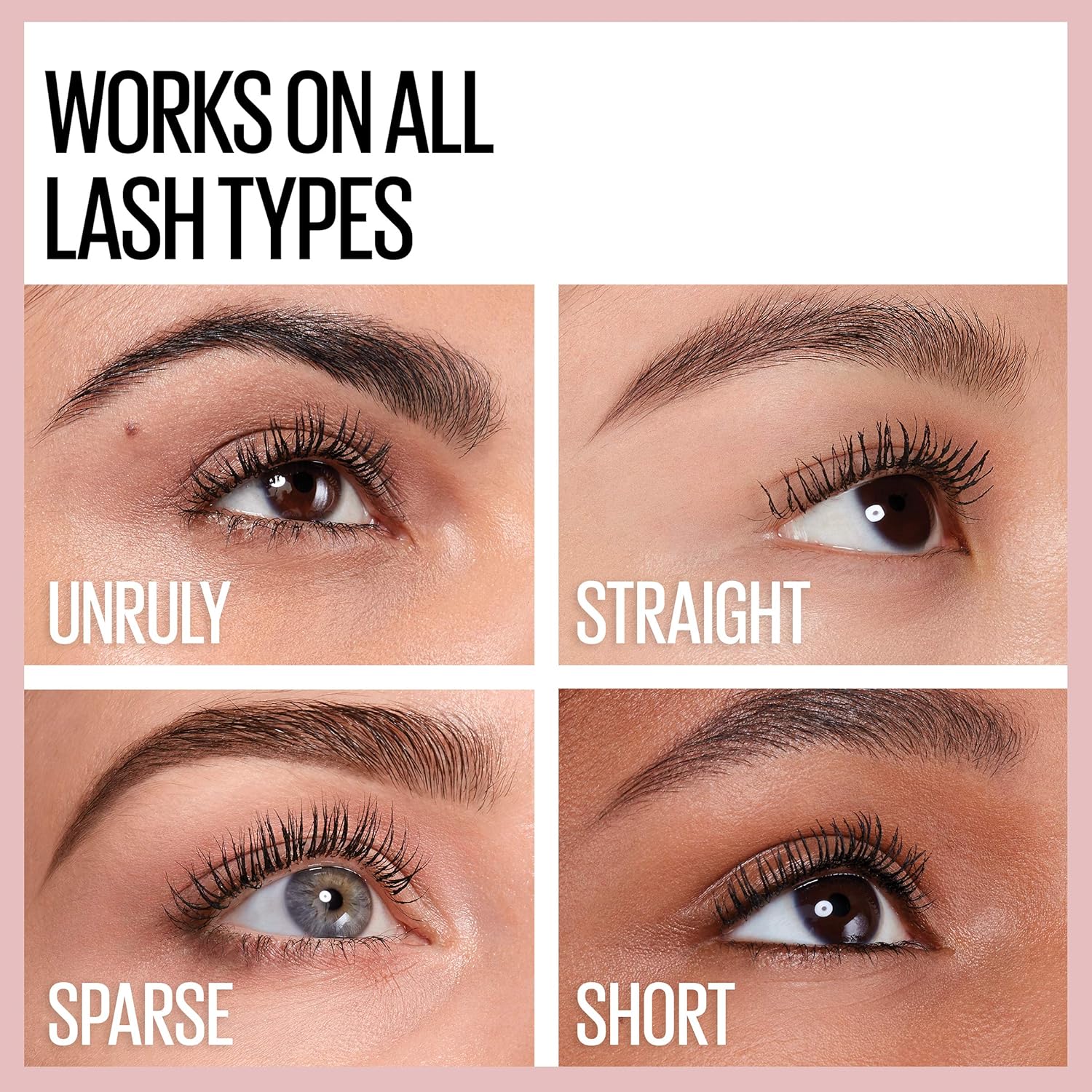 Maybelline Lash Sensational Washable Mascara, Lengthening and Volumizing for a Full Fan Effect, Blackest Black, 1 Count - Image 5