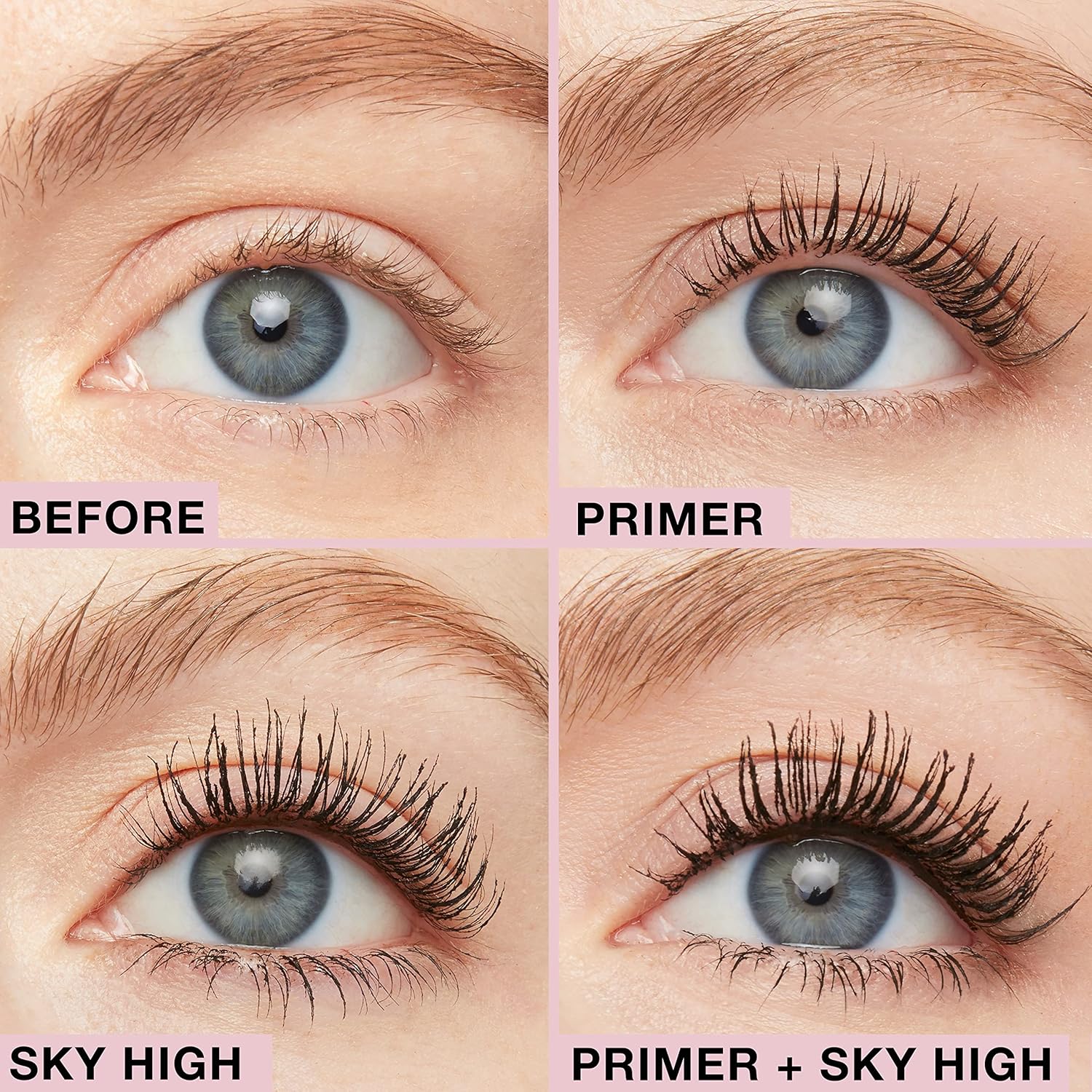 Maybelline Lash Sensational Sky High Serum Infused Lash Primer for Mascara, Lengthening, Thickening, Tinted and Washable Formula, Soft Black, 1 Count - Image 6