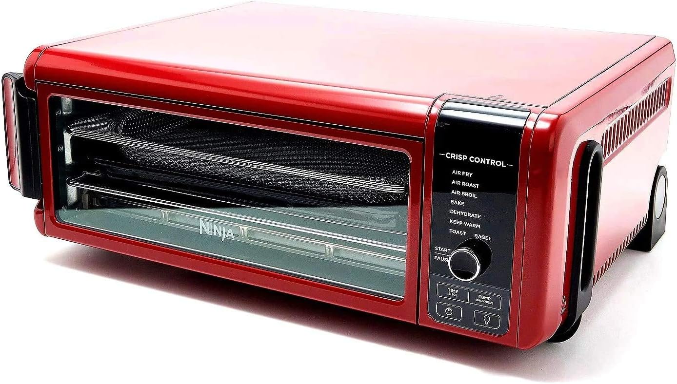 Ninja SP101 Foodi 8-in-1 Air Fry Large Toaster Oven Flip-Away for Storage Dehydrate Keep Warm 1800w XL Capacity (Renewed) RED - Image 7