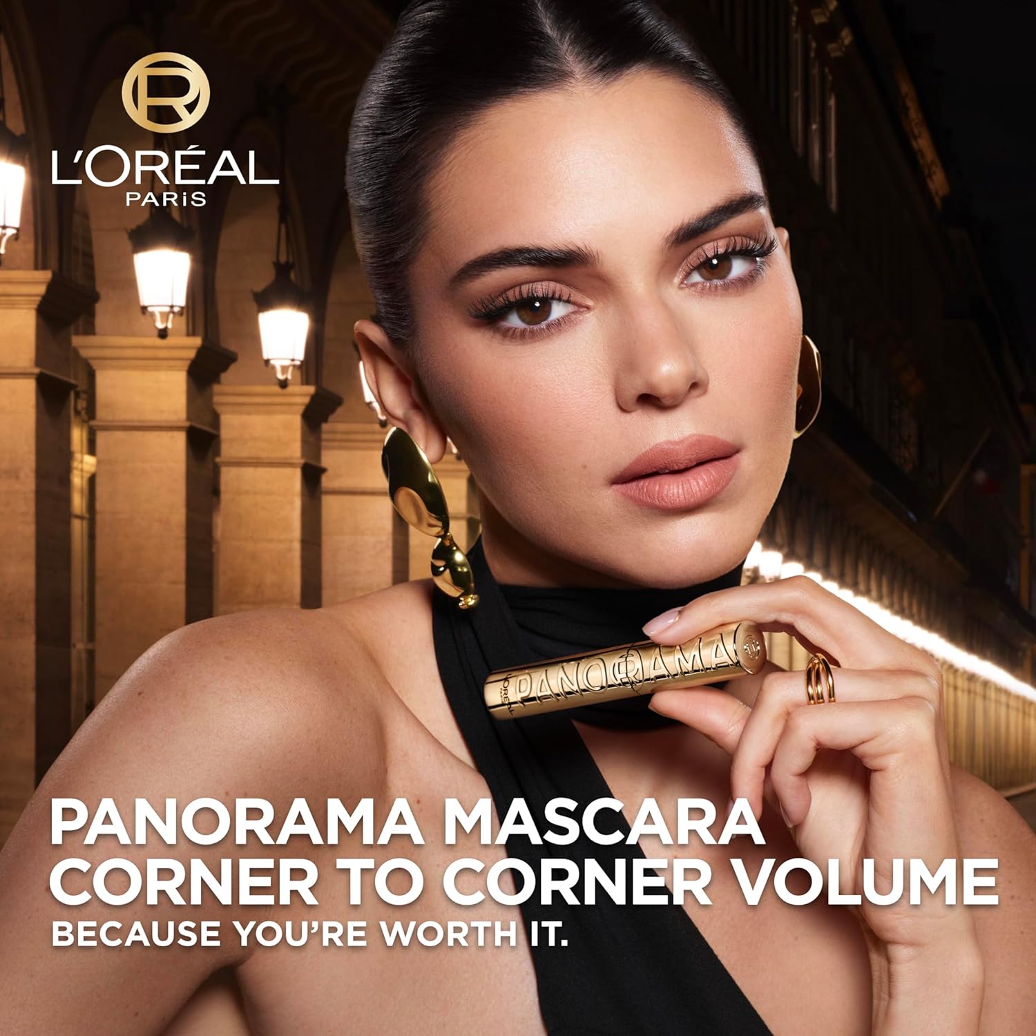 L’Oréal Paris Voluminous Panorama Mascara,Volumizing and Lengthening Mascara,Washable Longwear and Smudge Resistant Make Up,Black Brown,0.33 Fl Oz - Image 3