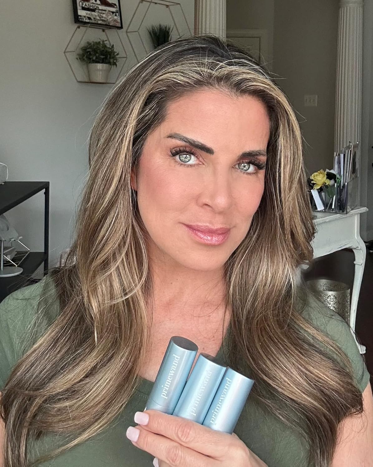 PrimeWand Pigment – Stunning & Natural Pro-Age Makeup Stick – Contour and Blush Beauty Stick for Mature Women – Blush, Lipstick & Contour in One (Pigment) - Image 9