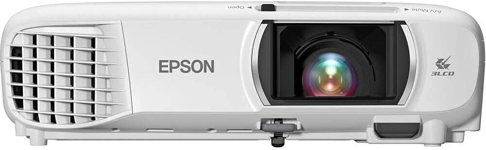 Epson Home Cinema 1080 3-chip 3LCD 1080p Projector, 3400 lumens Color & White Brightness, Streaming/Gaming/Home Theater, Built-in Speaker, Auto Picture Skew, 16,000:1 Contrast, Dual HDMI-White, Medium - Image 3