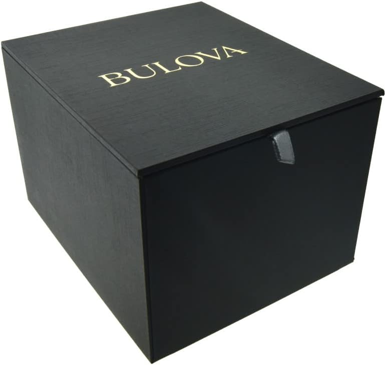 Bulova Ladies' Classic Two-Tone Stainless Steel 3-Hand Quartz, White Patterned Dial Style: 98V02 - Image 5
