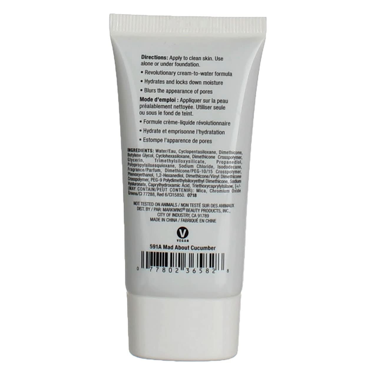 wet n wild Photo Focus Water Drop Primer, Lightweight Hydrating Primer with Hyaluronic Acid, Cruelty-Free & Gluten-Free - Cucumber - Image 4