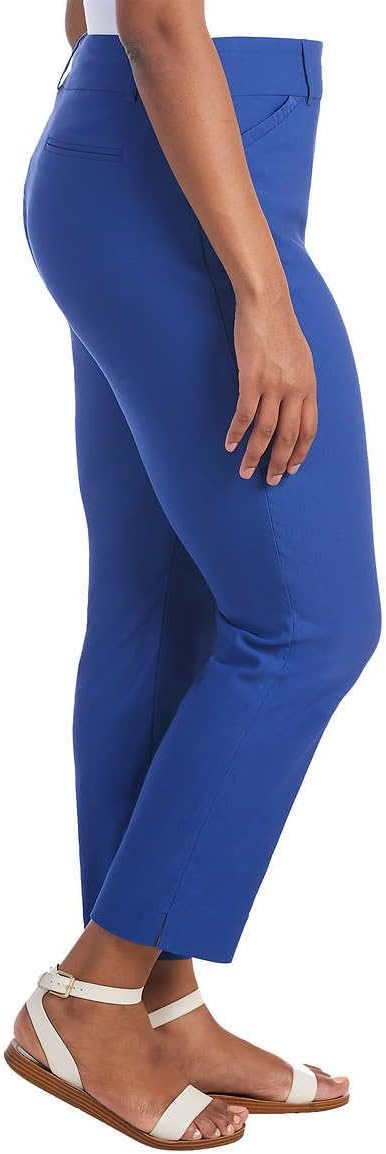 Hilary Radley Women Mid-Rise Stretch Pull-On Ankle Pant - Image 6