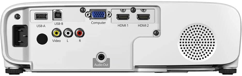 Epson Home Cinema 1080 3-chip 3LCD 1080p Projector, 3400 lumens Color & White Brightness, Streaming/Gaming/Home Theater, Built-in Speaker, Auto Picture Skew, 16,000:1 Contrast, Dual HDMI-White, Medium - Image 6