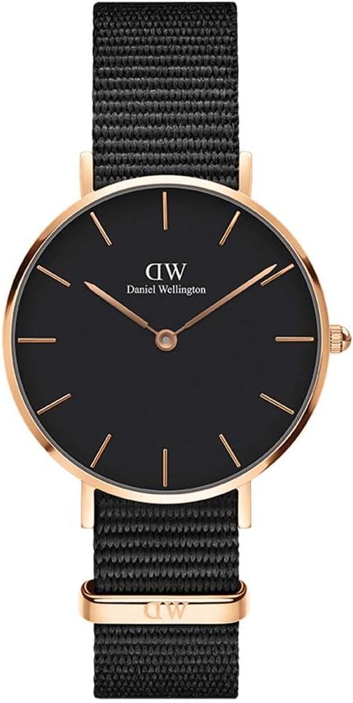 Daniel Wellington Petite Cornwall 32mm Women's Watch, Fabric (Polyester) Rose Gold Watch for Women - Image 8