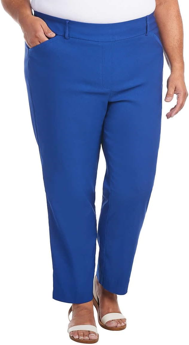 Hilary Radley Women Mid-Rise Stretch Pull-On Ankle Pant - Image 8