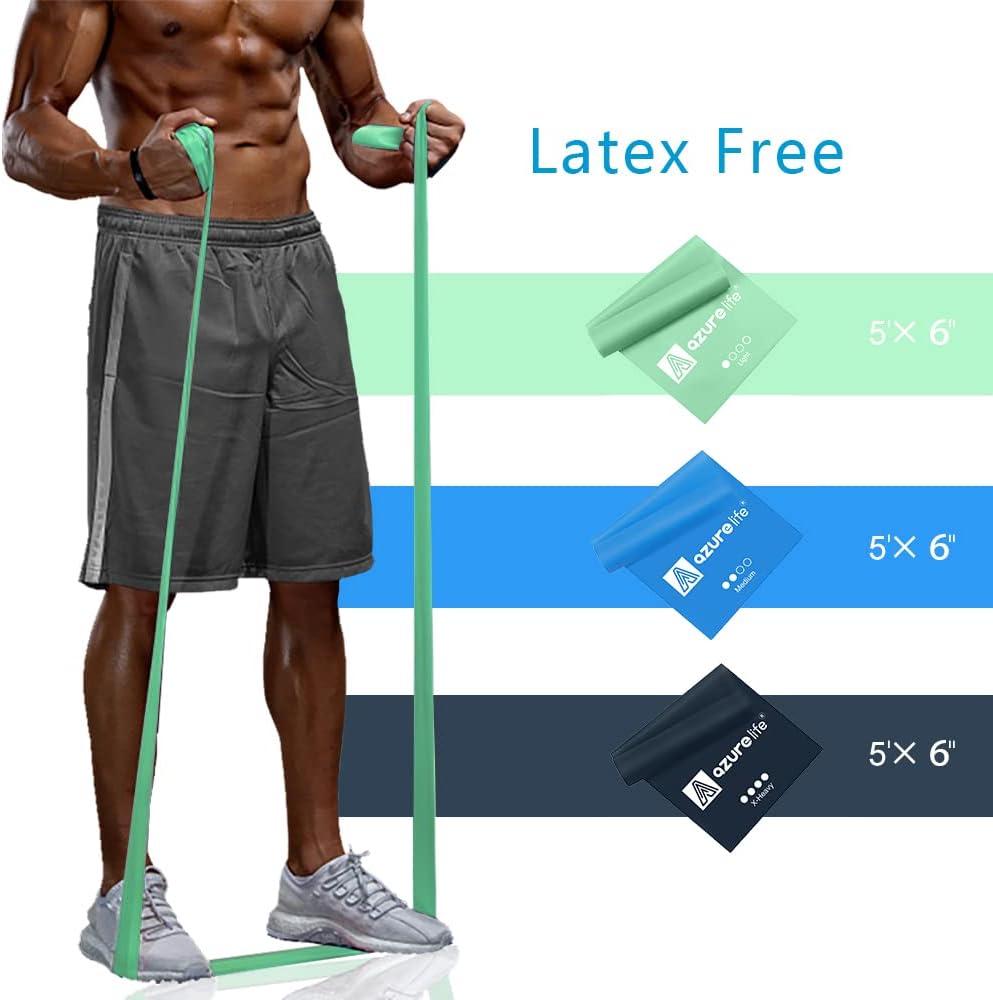 Resistance Bands,Professional Long Non-Latex Elastic Stretch Bands,Exercise Bands for Physical Therapy, Yoga, Pilates, Rehab, at-Home or The Gym Workouts, Strength Training - Image 3