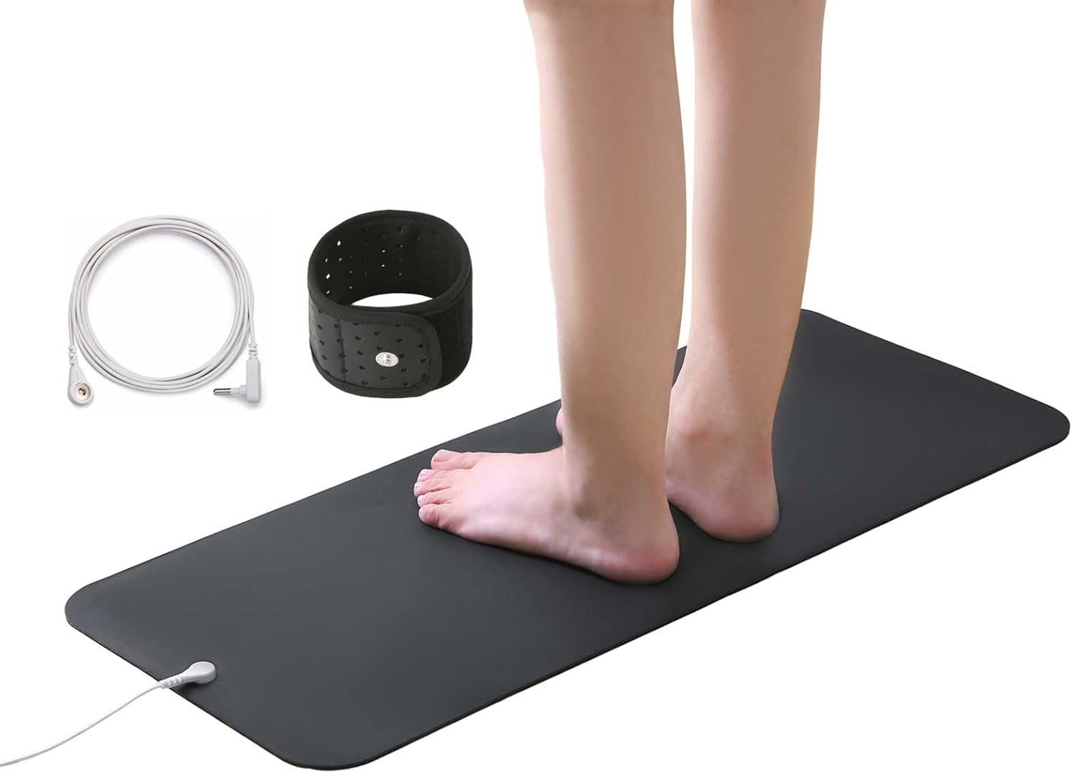 Grounding Mat Kit-Upgraded Universal Grounding Mat with 15ft Grounding Cord – Enhanced Conductivity for Effective Grounding 27x11 Inch - Image 2