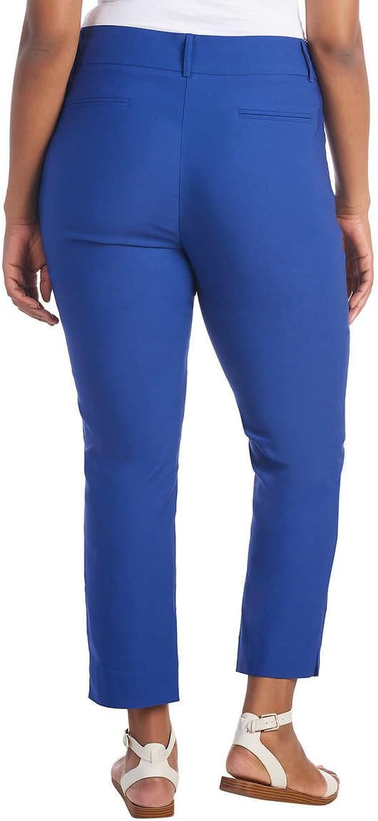 Hilary Radley Women Mid-Rise Stretch Pull-On Ankle Pant - Image 7