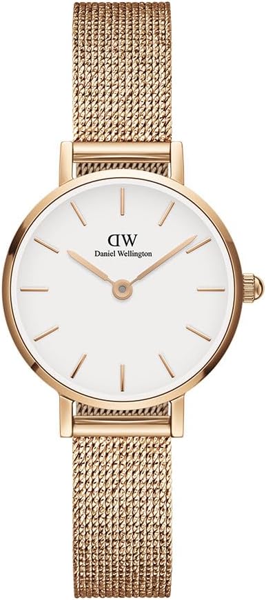 Daniel Wellington Petite Pressed Melrose 24mm Women's Watch, Stainless Steel (316L) Rose Gold Watch for Women - Image 2