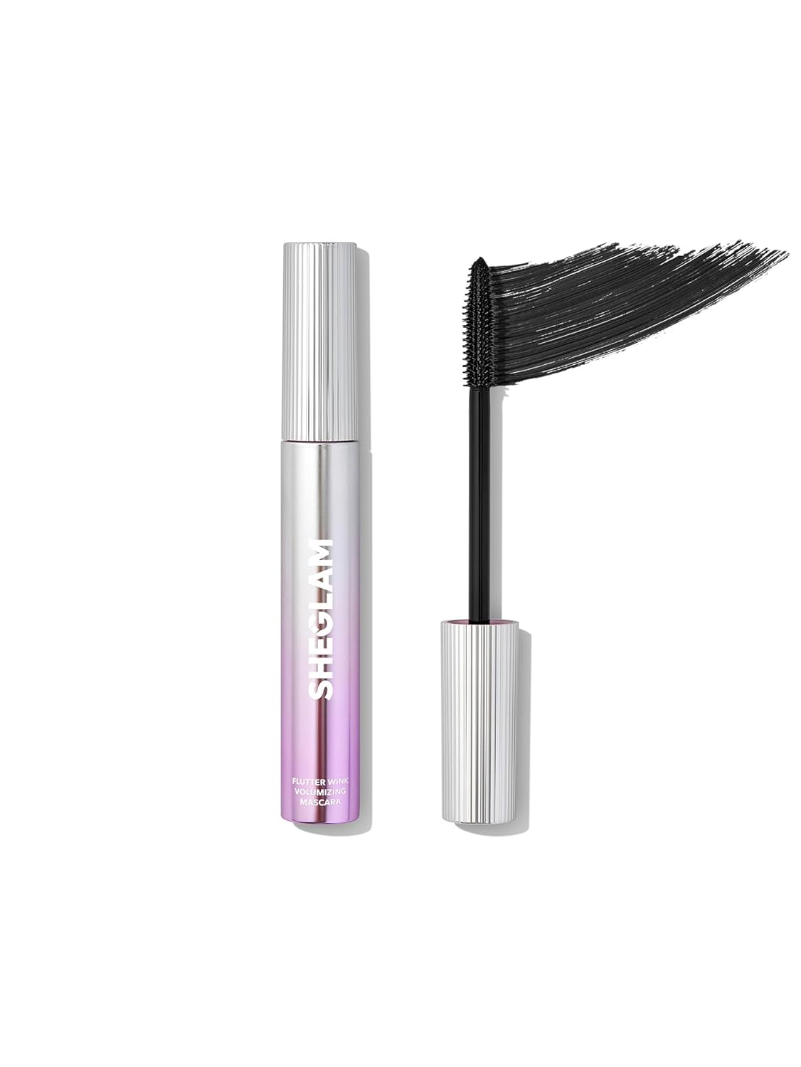 SHEGLAM Flutter Wink Volumizing Mascara Lash Extensions Tubing Mascara Length and Lift-Black - Image 2