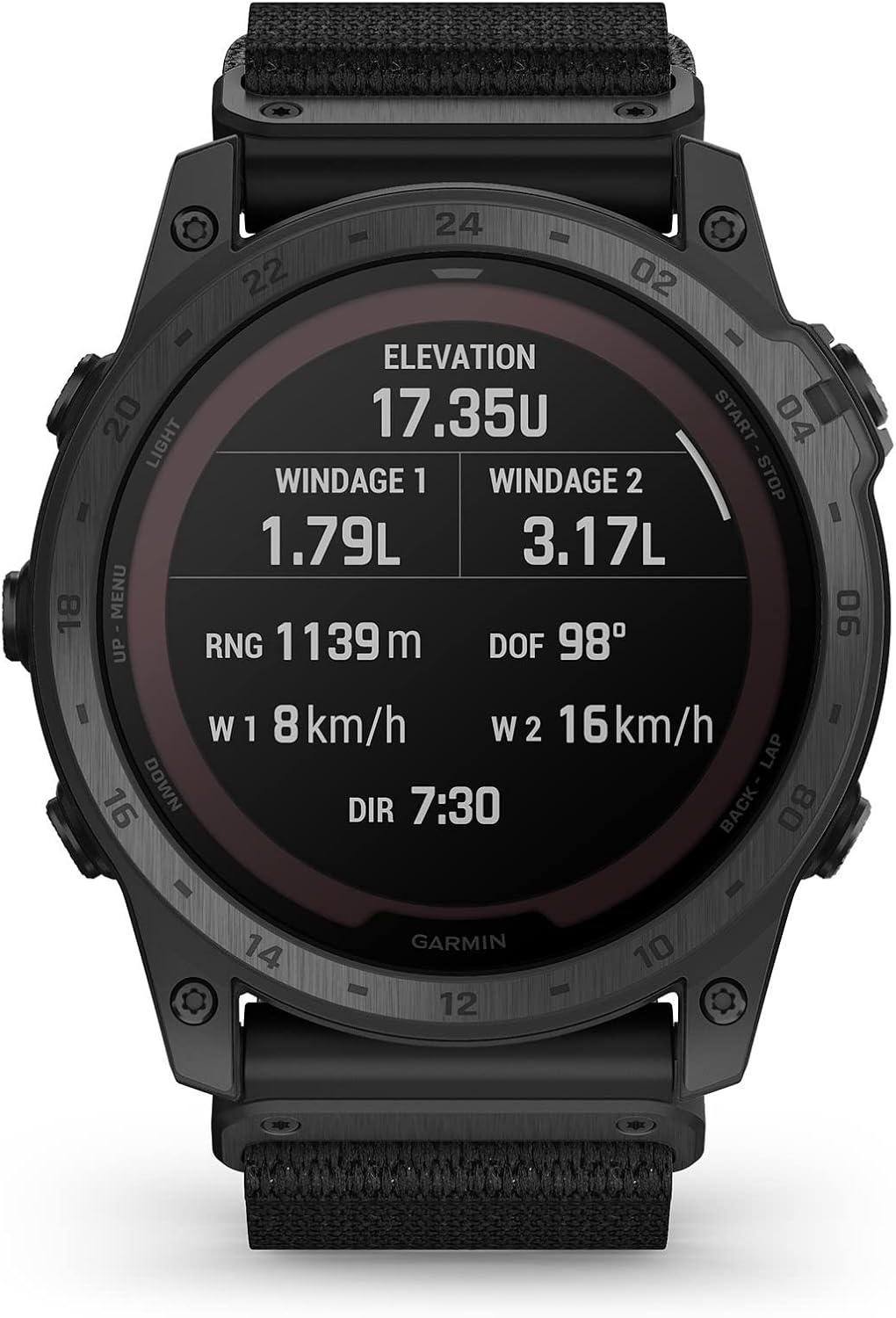 Garmin tactix 7, Pro Ballistics Edition, Ruggedly Built Tactical GPS Watch with Solar Charging Capabilities, Applied Ballistics and Nylon Band,Black - Image 10