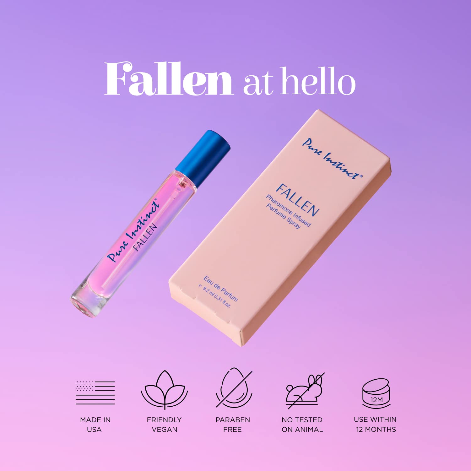 Pure Instinct FALLEN The Original Pheromone Infused Sprayer Perfume Cologne – For Her - Eau de Parfum EDP for Women - Image 7