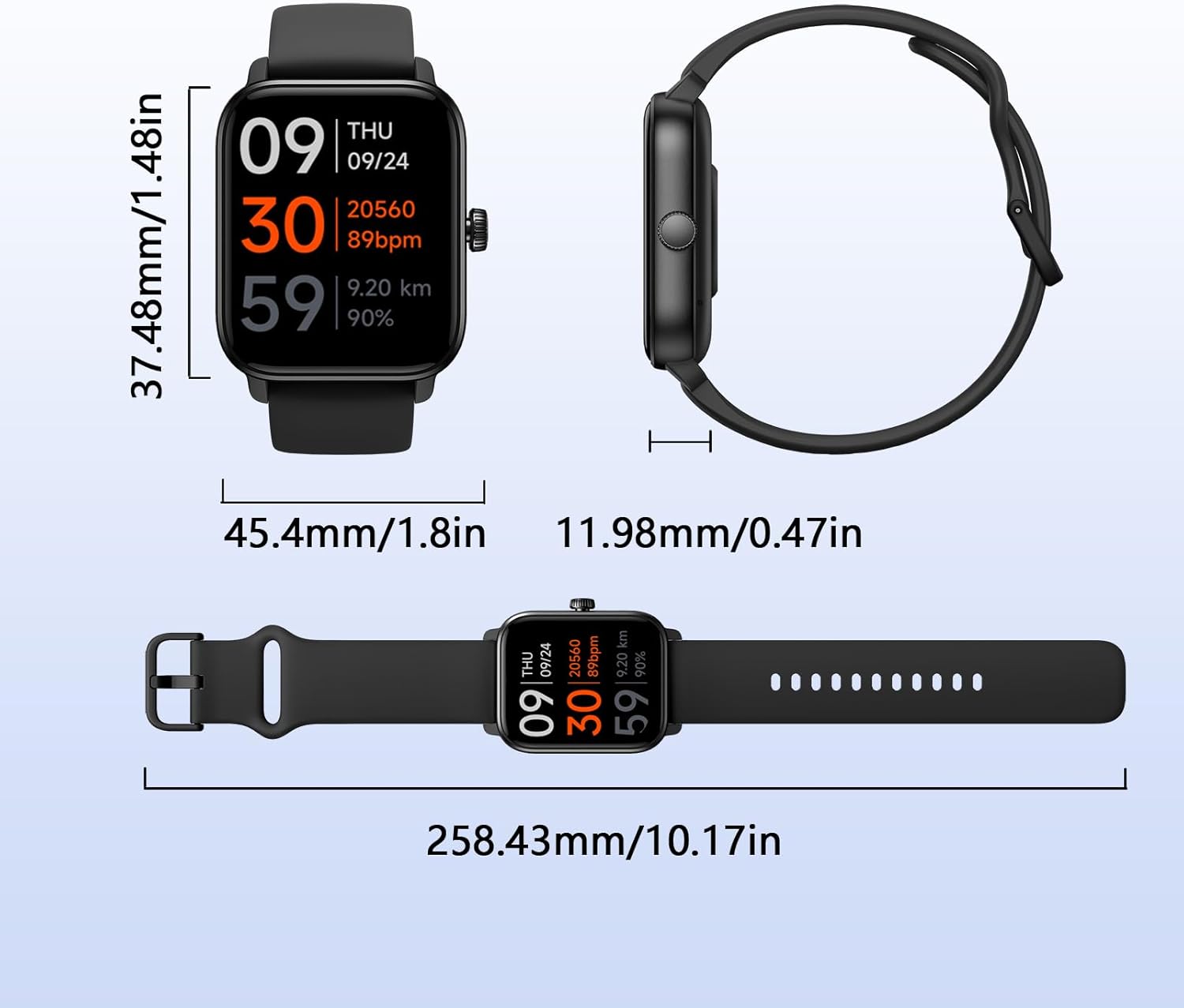 Smart Watch Answer/Make Calls, 1.85" Aluminum Case Alexa Built-in Fitness Tracker with IP68 Waterproof/100 Sports Modes/Heart Rate/Sleep for iOS/Android (Champagne Pink) - Image 9