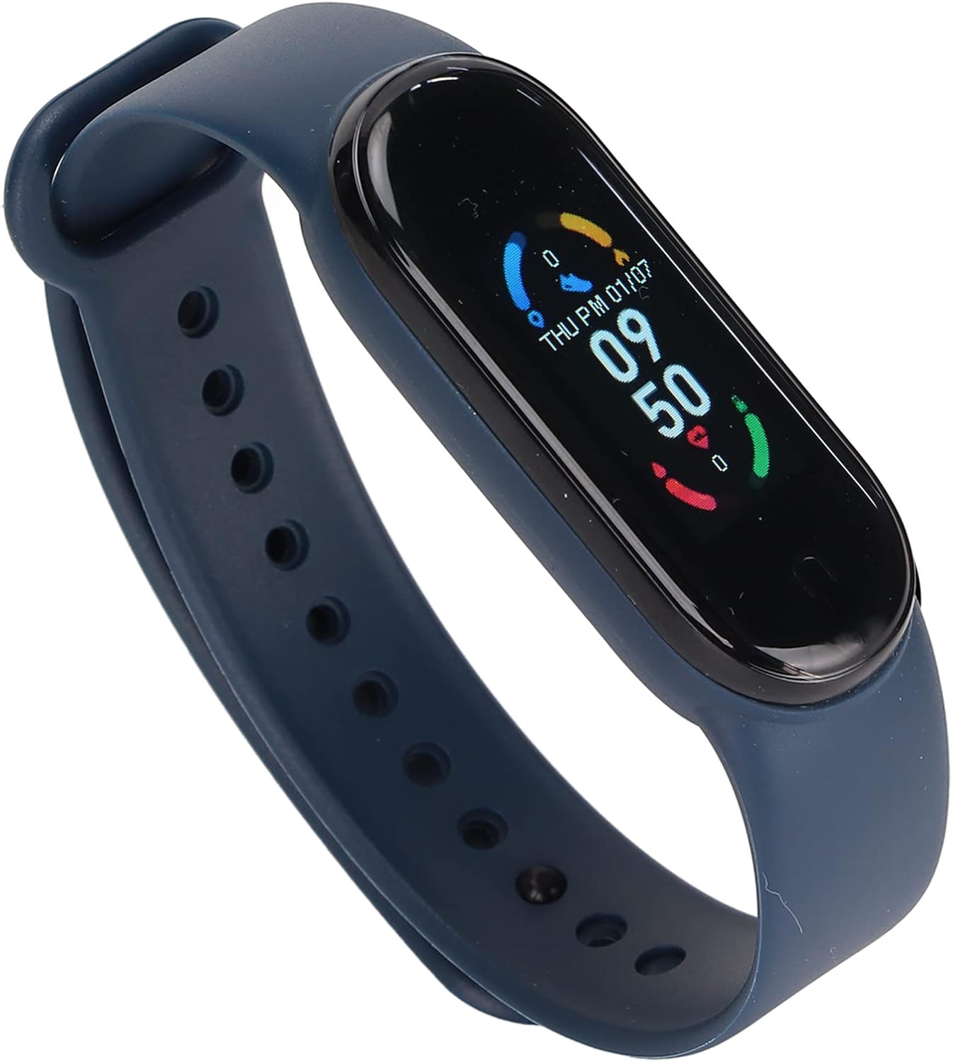 Smart Bracelet with Step Counter, Heart Rate Monitor, Sleep Monitor, APP Message, IP67 Waterproof, Built in USB Plug, All Day Activity Tracking - Image 2