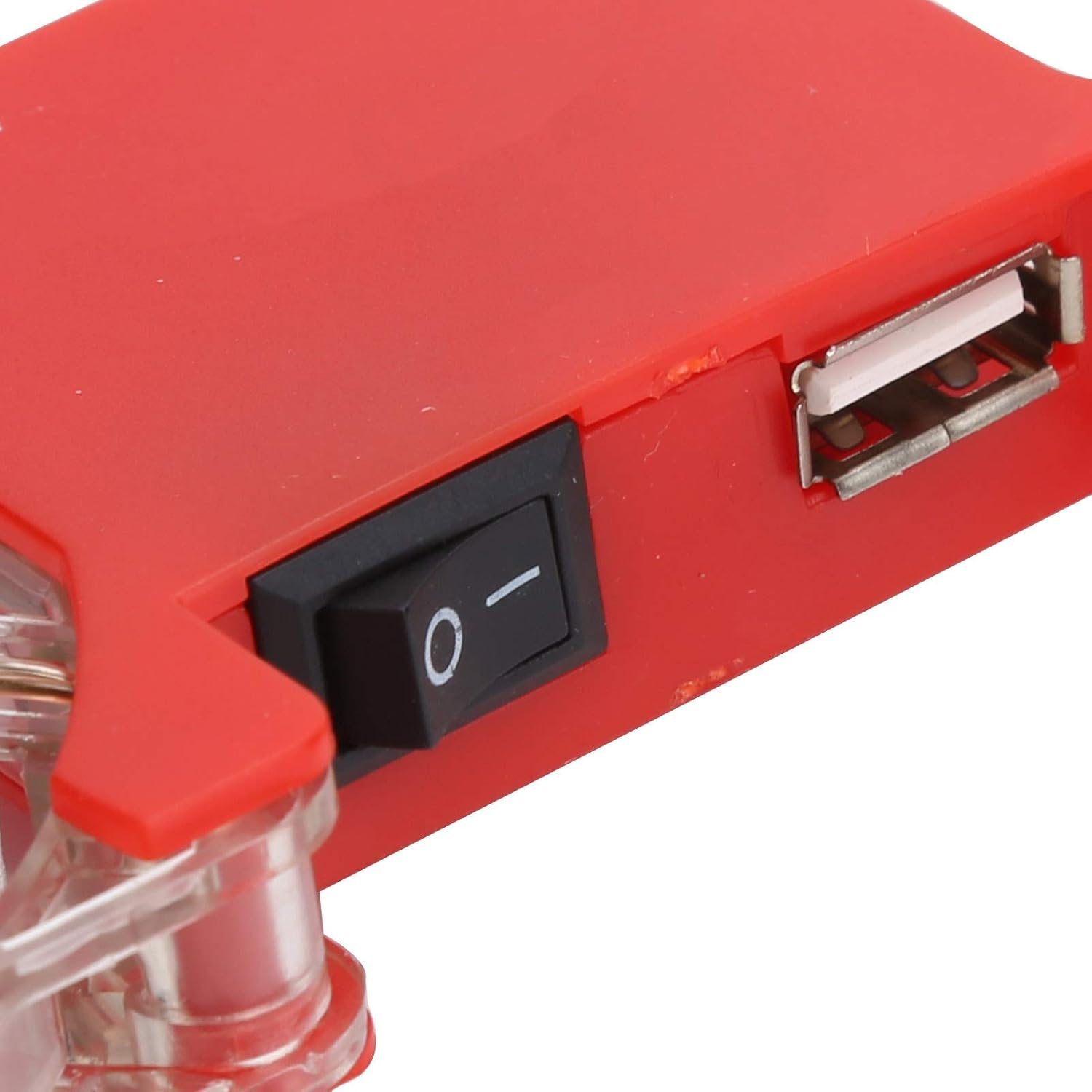 Laptop Cooling Pad,DR-S02 Folding Laptop Cooler with Dual Fans,Portable USB Powered Notebook Radiator Cooler Stand Cooling Base with Anti‑Skid Mount(red) - Image 9
