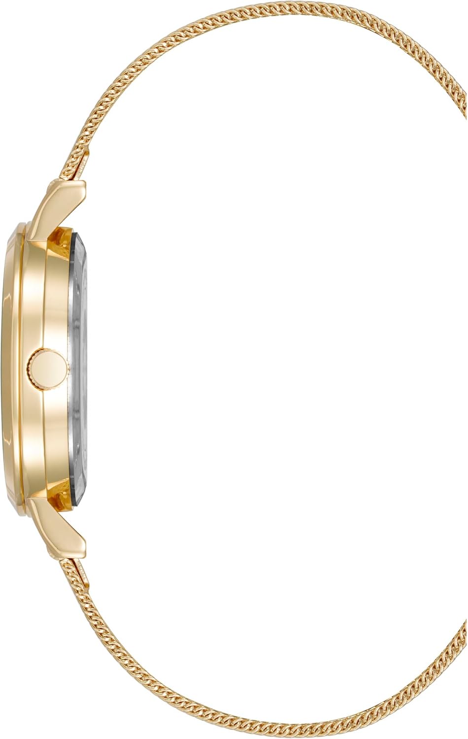 Anne Klein Women's Genuine Diamond Dial Mesh Bracelet Watch, AK/5078 - Image 3