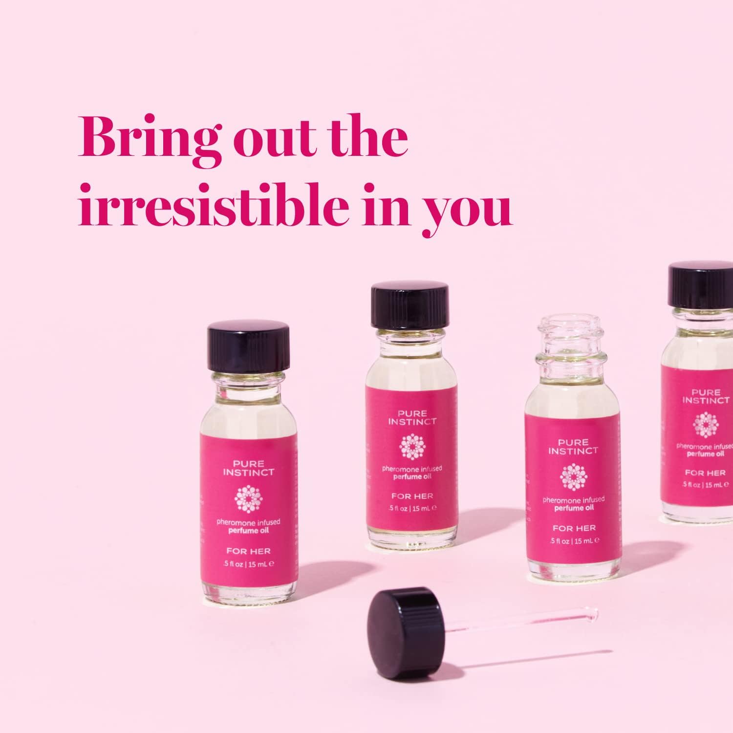 Pure Instinct Pheromone Infused Essential Oil for Her .5oz - Image 3