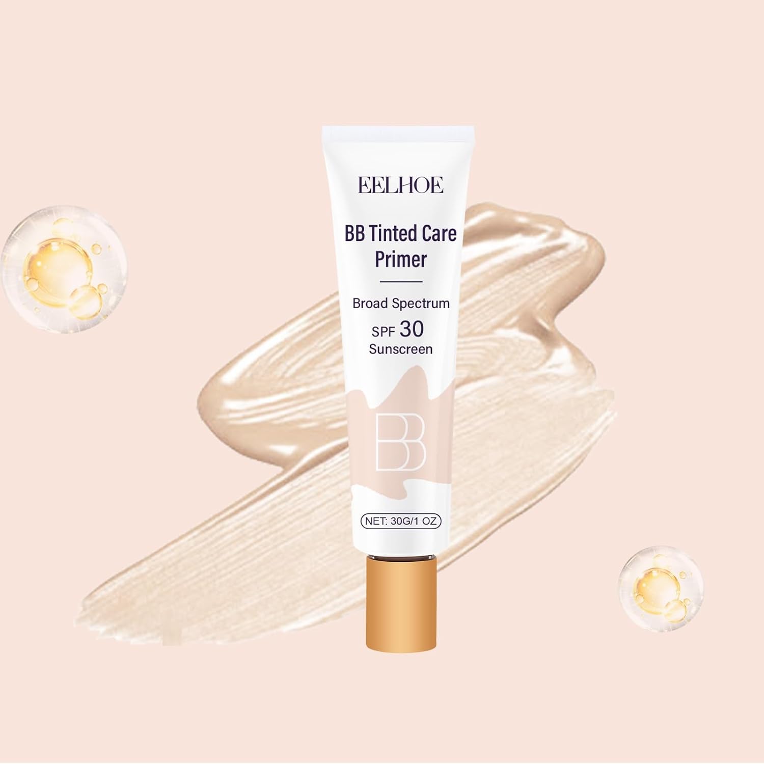 2Pcs BB Blur Tinted Moisturizer SPF 30,BB Tinted Care Primer, BB Cream Tinted Moisturizer,Hydrates & Smooths Your Skin. (Wheat) - Image 5