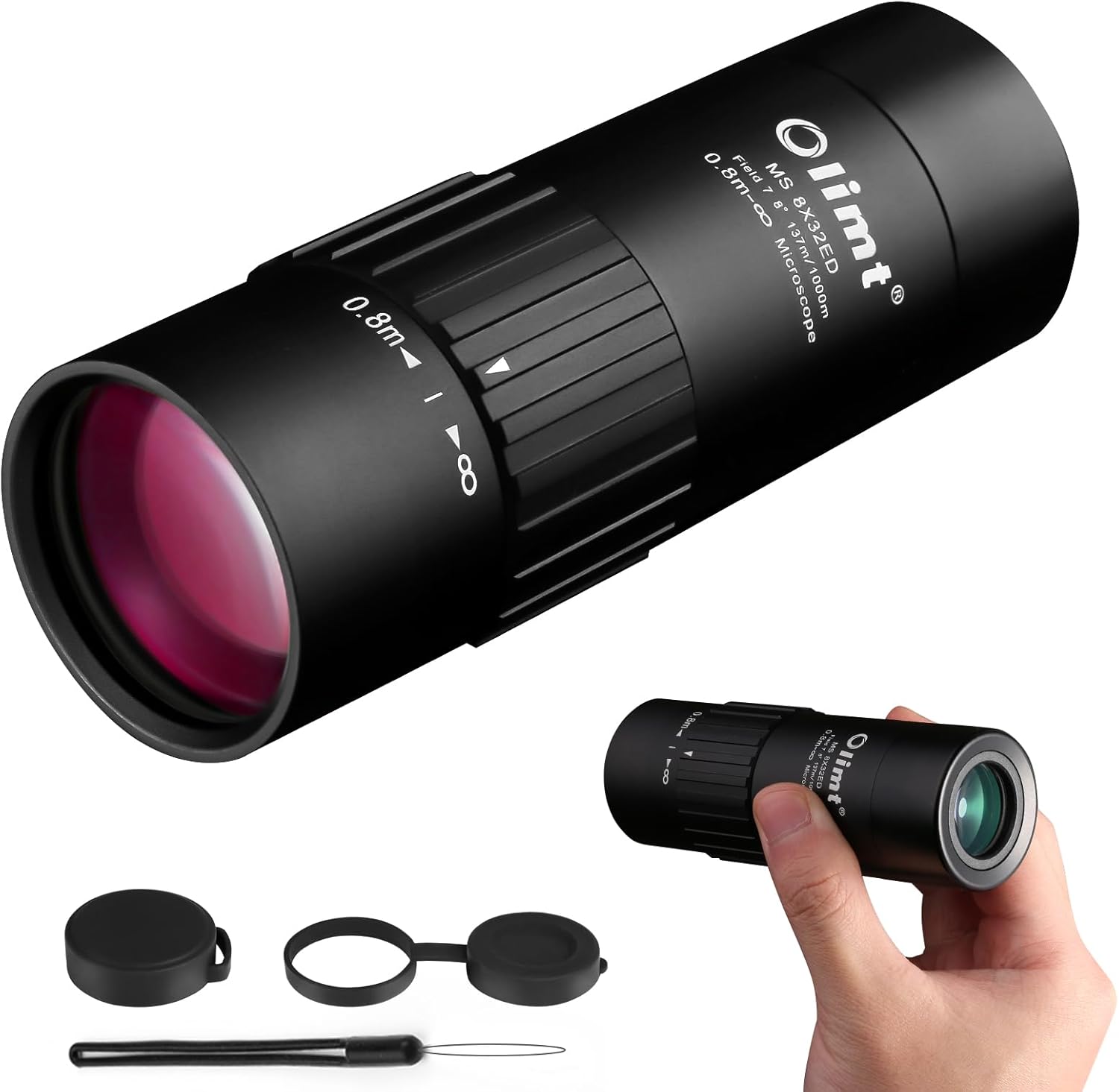 8x32 Monocular Telescope Mini Pocket Monocular Compact Monoculars for Adults - Image 2