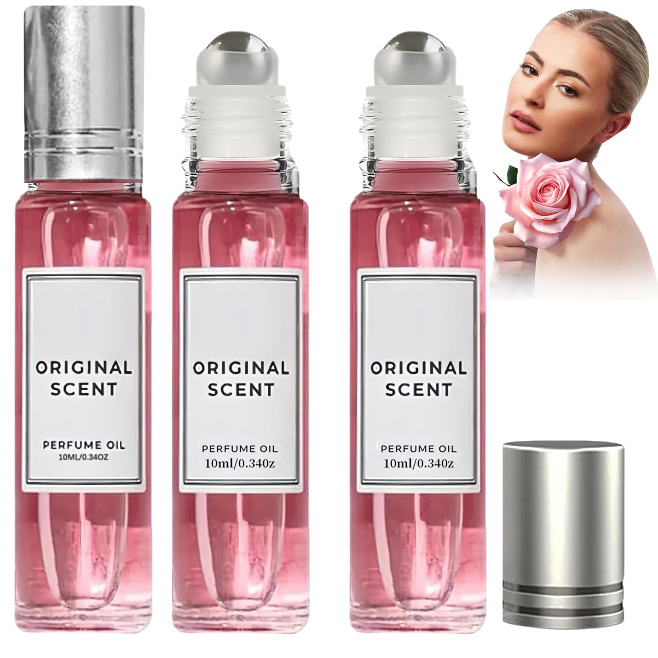 AUJ 3Pcs Enhanced Scents Pheromone Perfume,Perfume Venom Flavor, Phero Perfume, Long Lasting Pheromone Roll-On Perfume for Women-Cologne for Women to Attract Men - Image 2