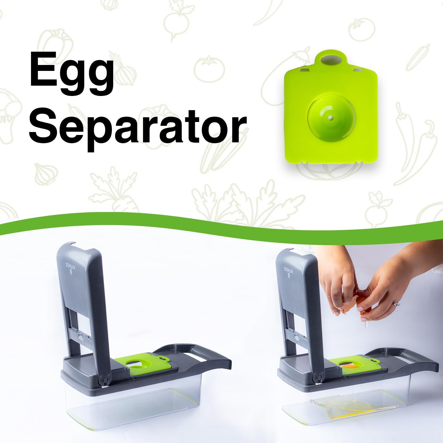 Vegetable Chopper, Pro Onion, Multifunctional 14 in 1 Food Chopper, Kitchen Vegetable Cutter Slicer Dicer,Veggie Chopper With 8 Blades, Potatoes, Carrot and Garlic Chopper With Container - Image 7