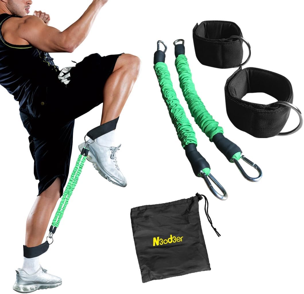 Ankle Resistance Training Speed and Agility Training Tool Ankle Resistance Bands for Football Basketball Taekwondo Yoga Boxing Soccer Kick Boxing Thai Punch Karate Running - Image 3