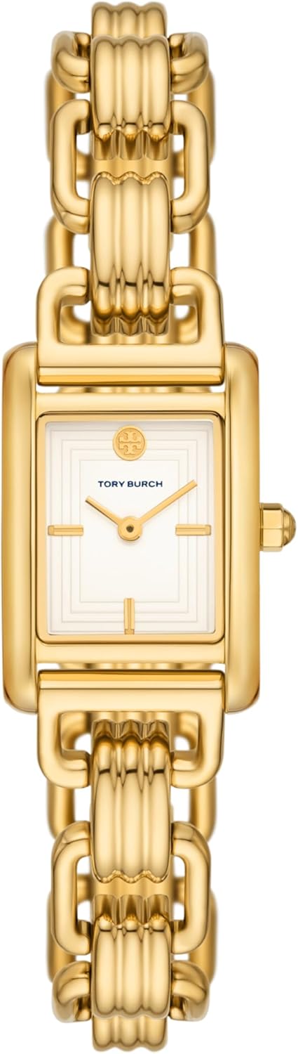 Tory Burch Women's Eleanor Mini Double Wrap Stainless Steel Bracelet Watch - Image 6