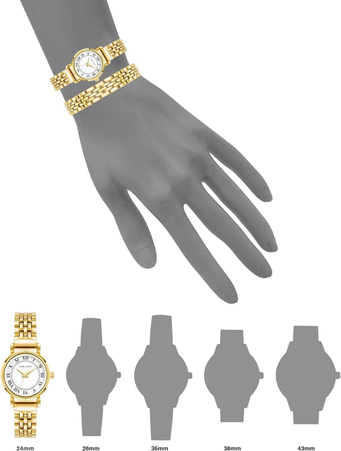 Anne Klein Women's Bracelet Watch Set - Image 5